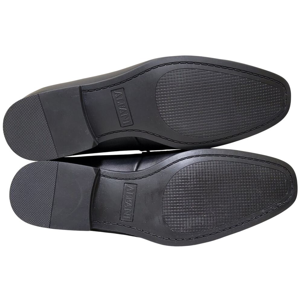 Alfani Men Parkerr Slip On Penny Loafers Size US 8M Black Smooth Faux Leather - Picture 5 of 6